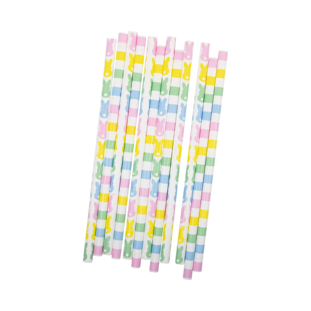 My Mind's Eye Pastel Bunnies Reusable Straws, Shop Sweet Lulu