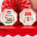 My Mind's Eye Santa's Scenes Melamine Plate Set, Shop Sweet Lulu