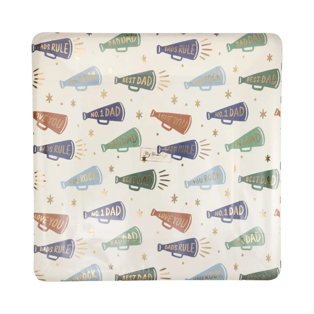 My Mind's Eye "Dad's Rule" Megaphone Pattern Plates, Shop Sweet Lulu