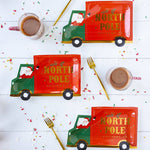 North Pole Delivery Truck Die-Cut Plates, Shop Sweet Lulu