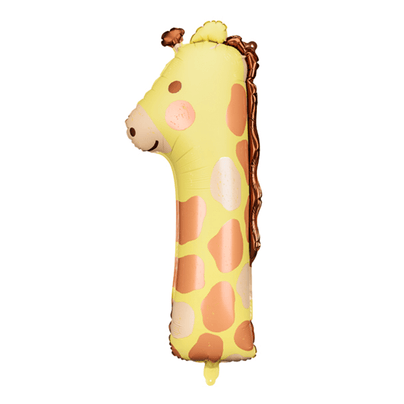 Number 1 Balloon - Giraffe, Shop Sweet Lulu