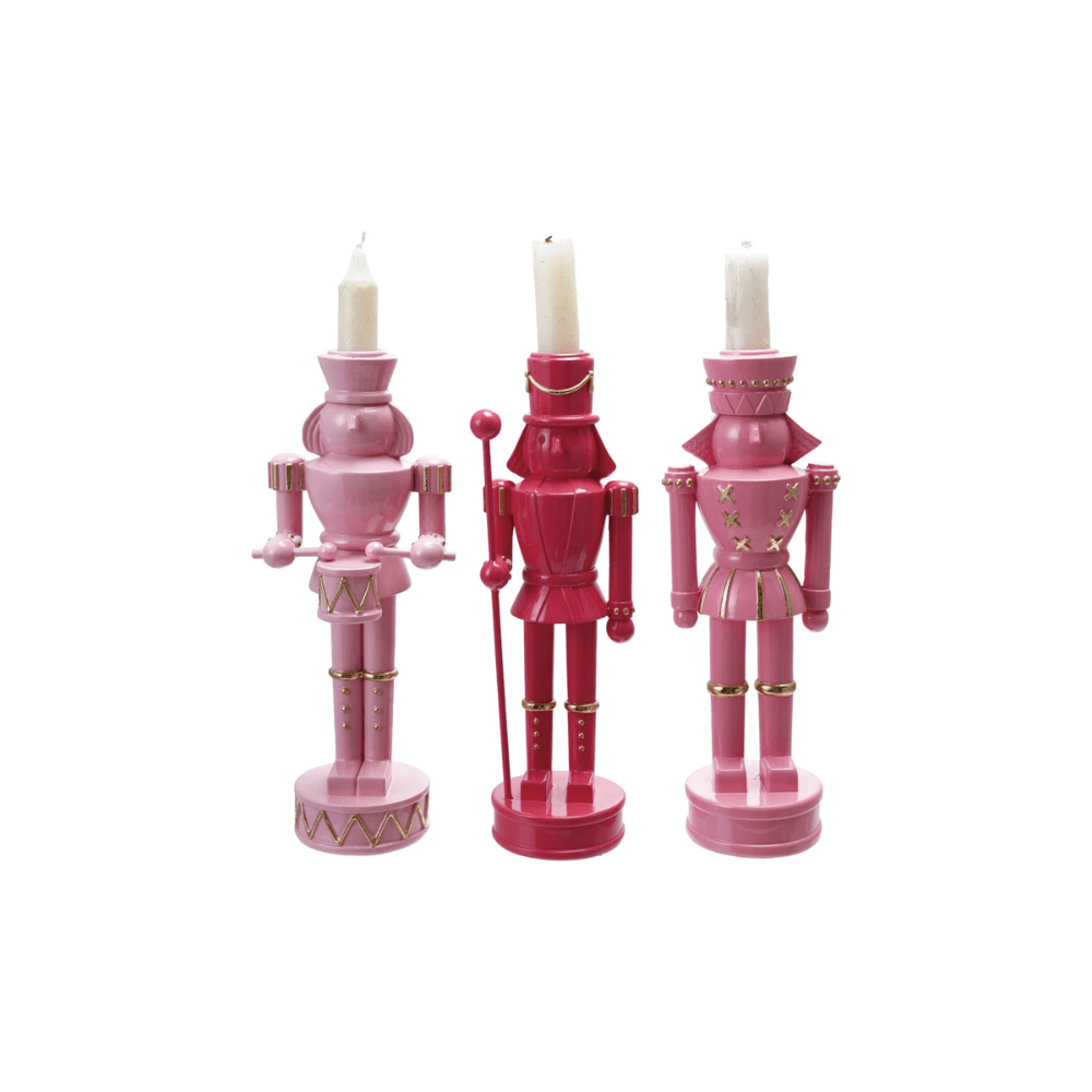 Nutcracker Ornament w/ Gold Accents - 3 Style Options