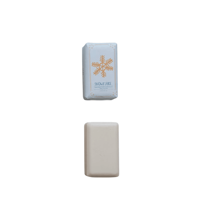 Olive Oil & Shea Butter Milled Bar Soap - Snowflake, Shop Sweet Lulu