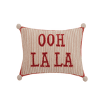 "Ooh La La" Striped Pom Pom Hook Pillow, Shop Sweet Lulu