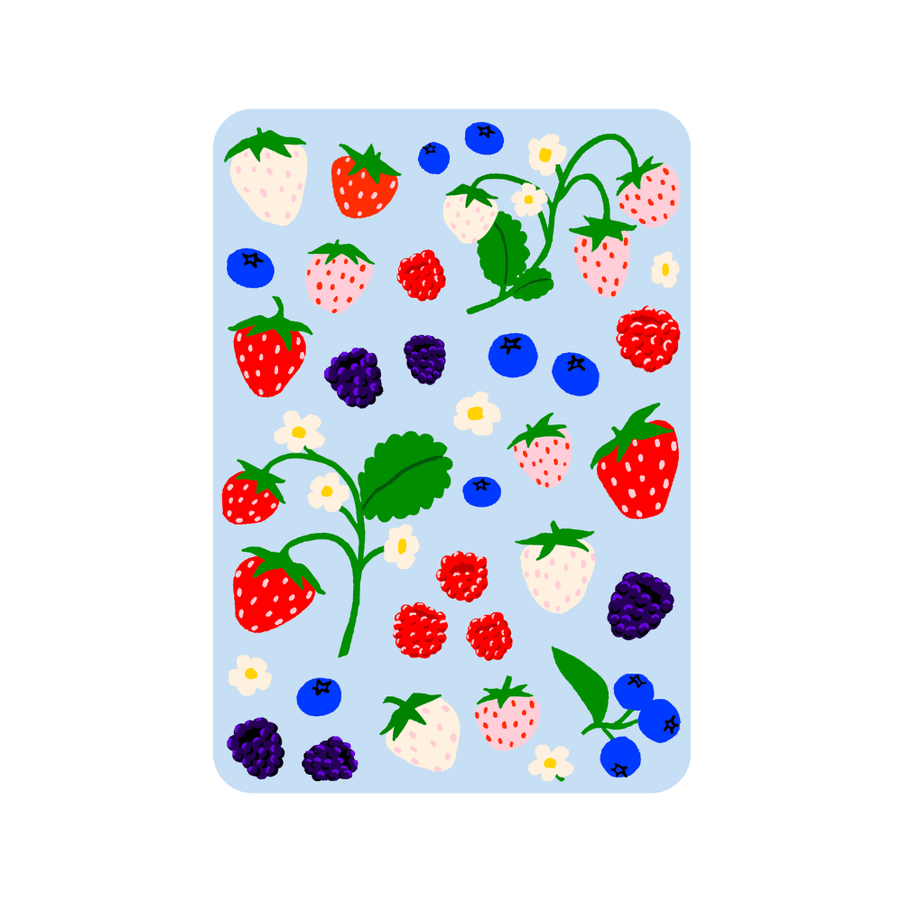Oops All Berries Iron-on Sheets, Pack of 2, Shop Sweet Lulu