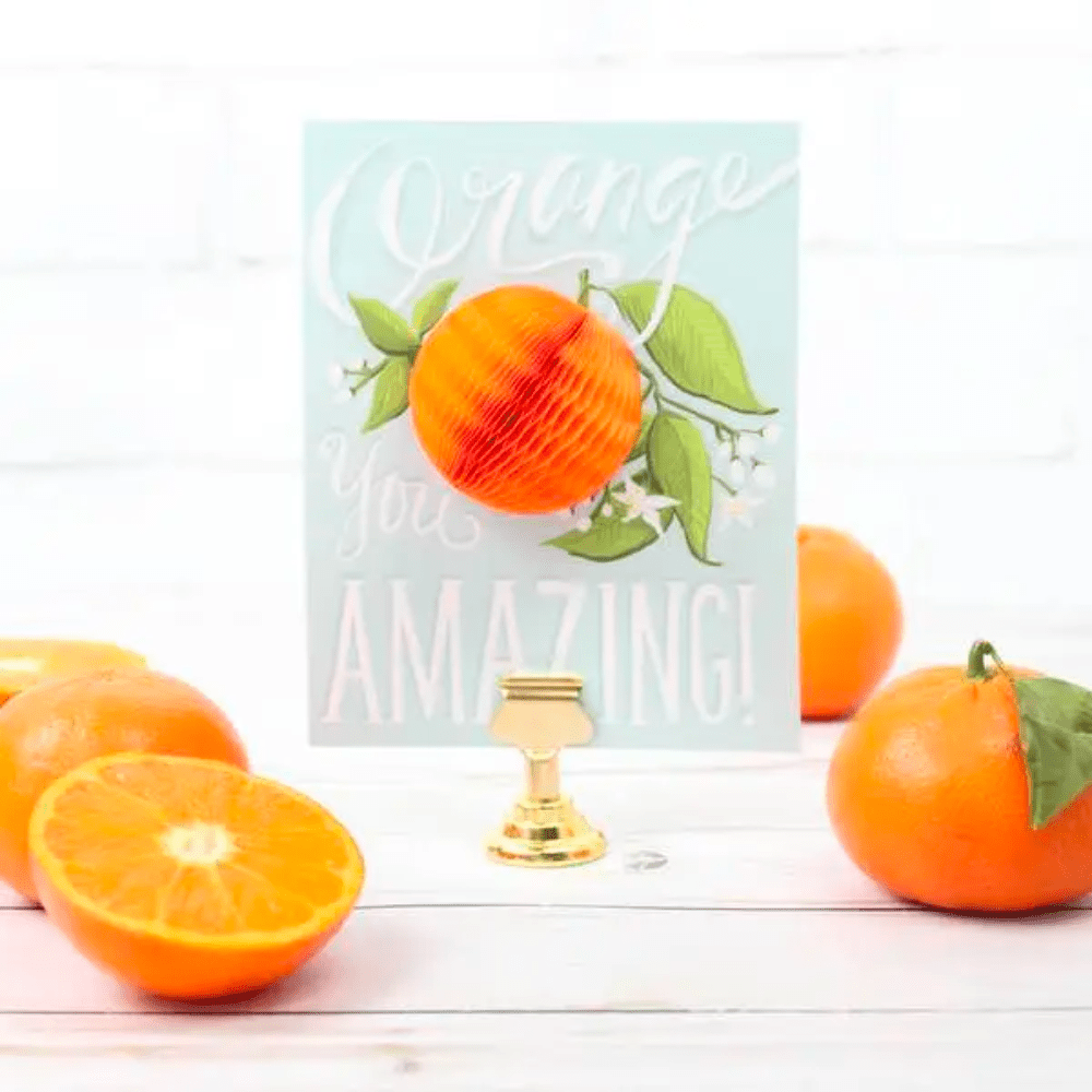 "Orange You Amazing" Thank You/Friendship Card - Shop Sweet Lulu