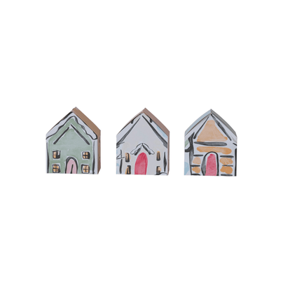 Recycled Paper House Shaped Gift Boxes, Set of 3, Shop Sweet Lulu