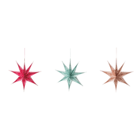 18" Paper Folding Snowflake Ornament - 3 Color Options, Shop Sweet Lulu