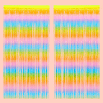 Pastel Rainbow Party Curtain - 2pk., Shop Sweet Lulu