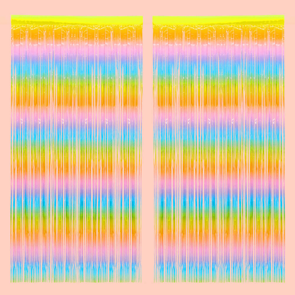 Pastel Rainbow Party Curtain - 2pk., Shop Sweet Lulu