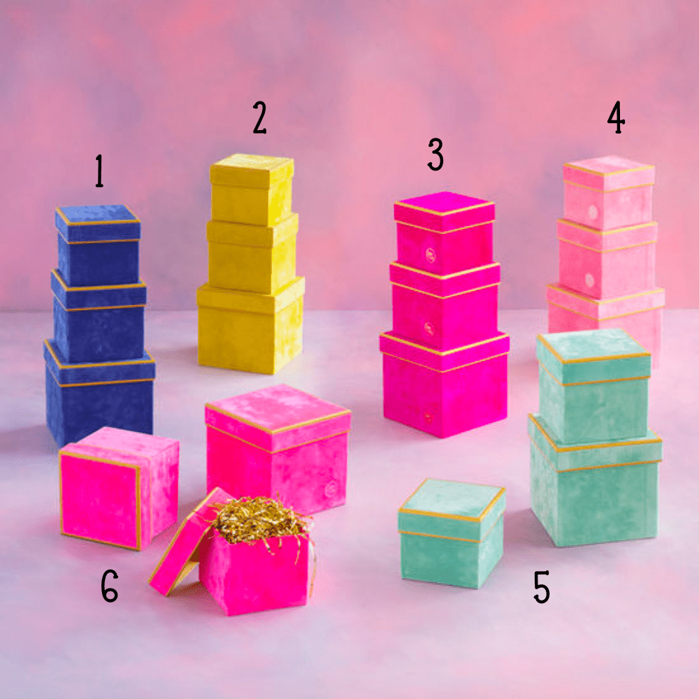 Glitterville Patisserie Nesting Box Set - 6 Style Options