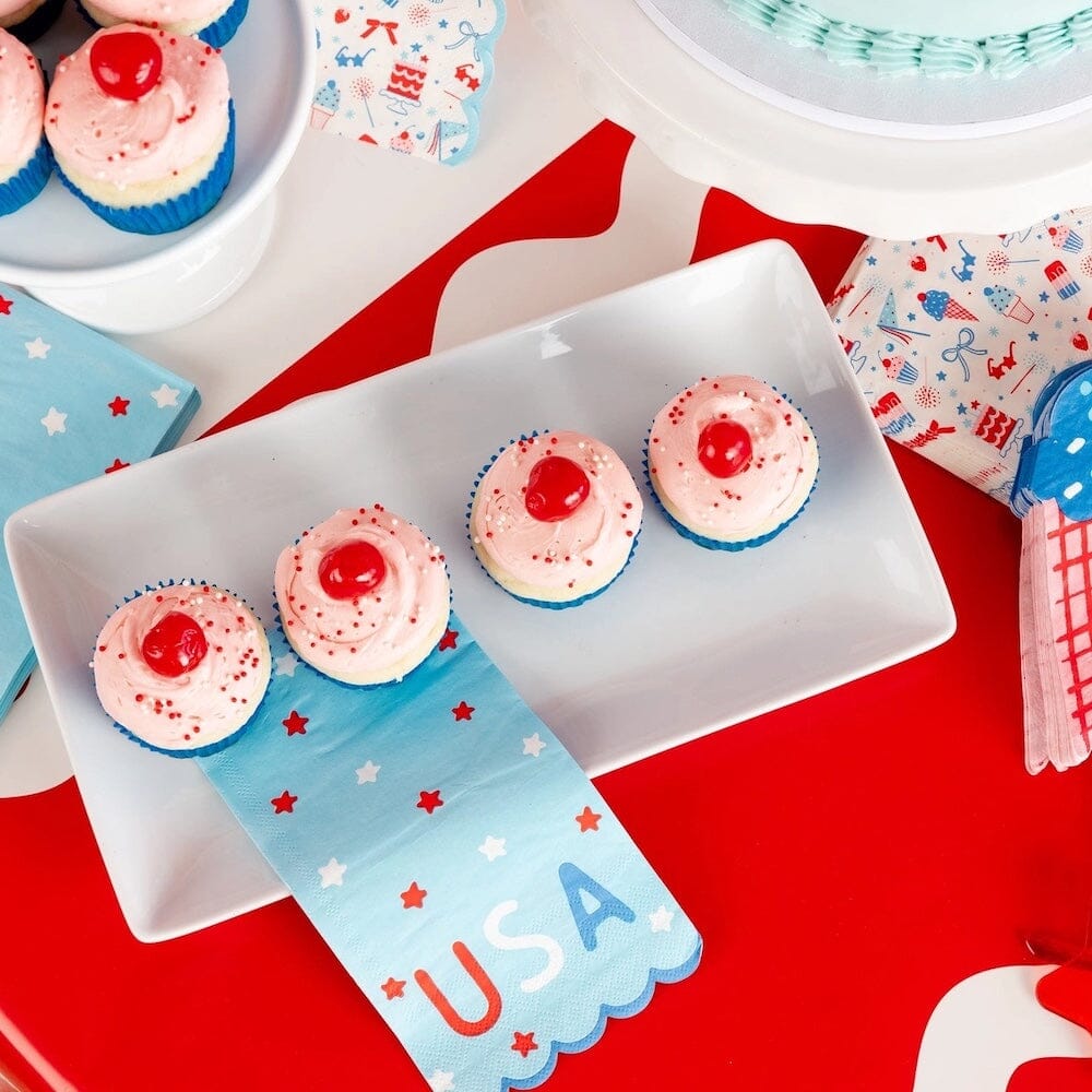 Patriotic Summer Icons Cocktail Napkins, Shop Sweet Lulu