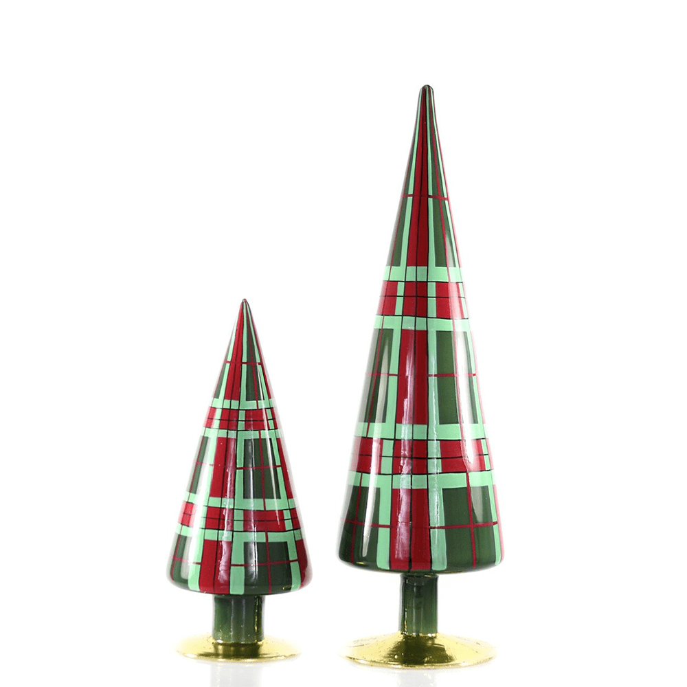 Patterned Tree Set - Green Plaid, Shop Sweet Lulu