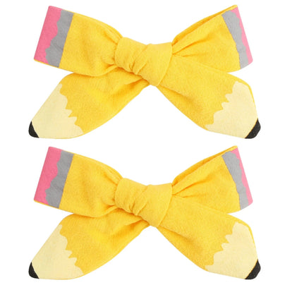 Pencil Bow Hair Clip Set, Shop Sweet Lulu