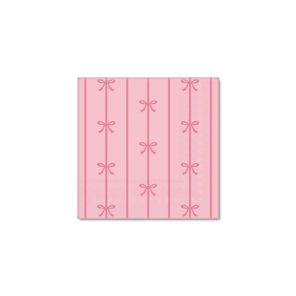 Petal Pink Signature Bow Small Napkins, Shop Sweet Lulu