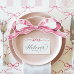 Pink Bow Lattice Placemat, Shop Sweet Lulu