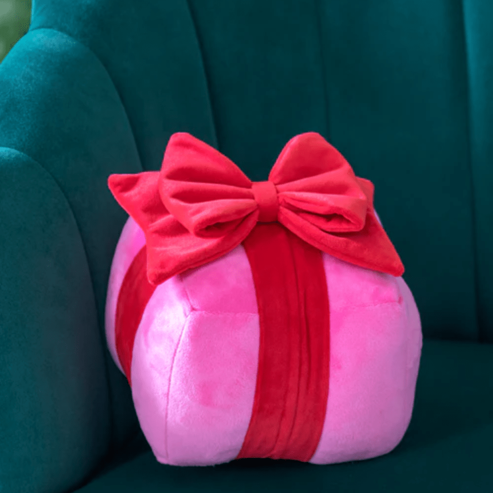 Gift Box Pillow, Pink - Small, Shop Sweet Lulu