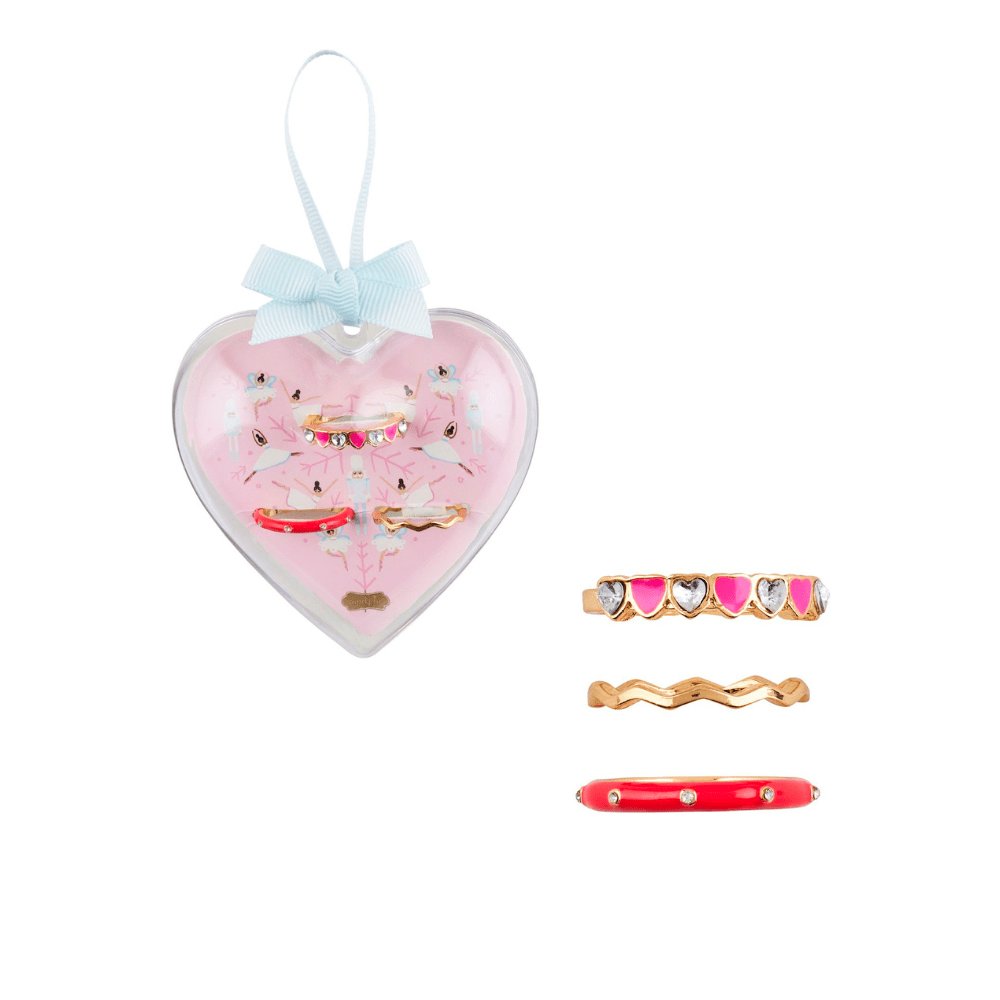 Nutcracker Ring Sets - Pink Heart