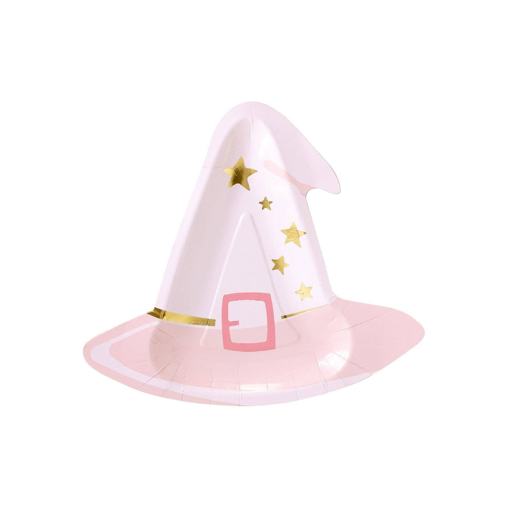 Pink Witch Hat Die-cut Plates, Shop Sweet Lulu