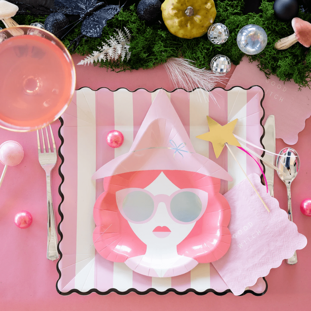 Pink Witch Plates, Shop Sweet Lulu