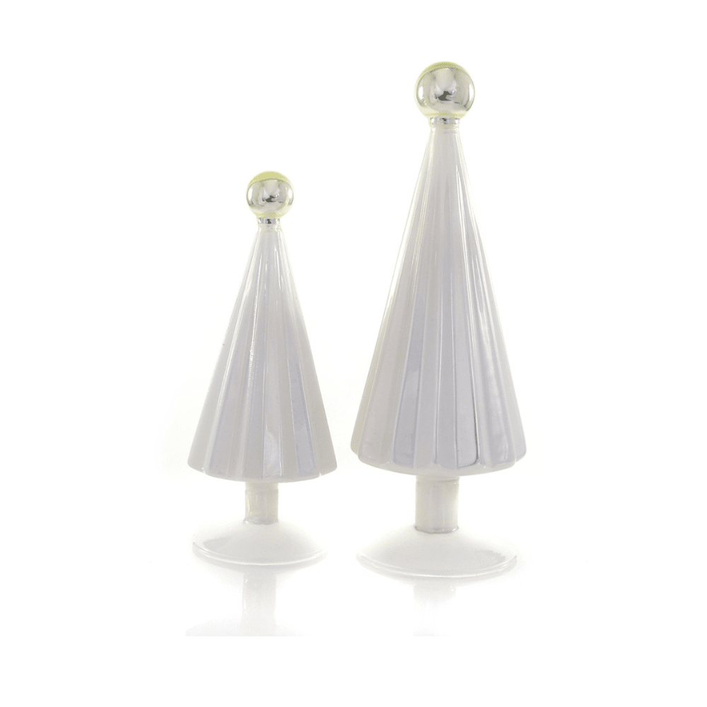 Glass Pleated Tree Set - Small Ivory Pearl, Shop Sweet Lulu