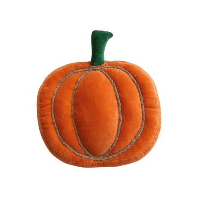 Pumpkin Shaped Pillow w/ Jute Rope Embroidery, Shop Sweet Lulu