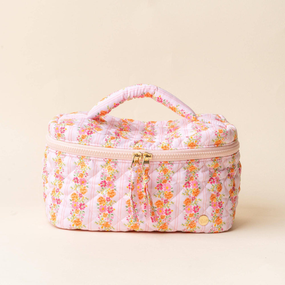 Quilted Cosmetic Bag - Petal Parade Pink, Shop Sweet Lulu