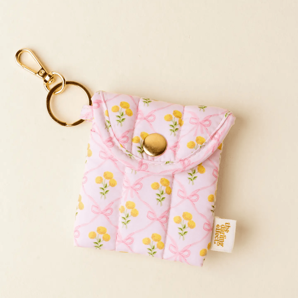 Quilted Earbud Case Keychain - 9 Style Options, Shop Sweet Lulu