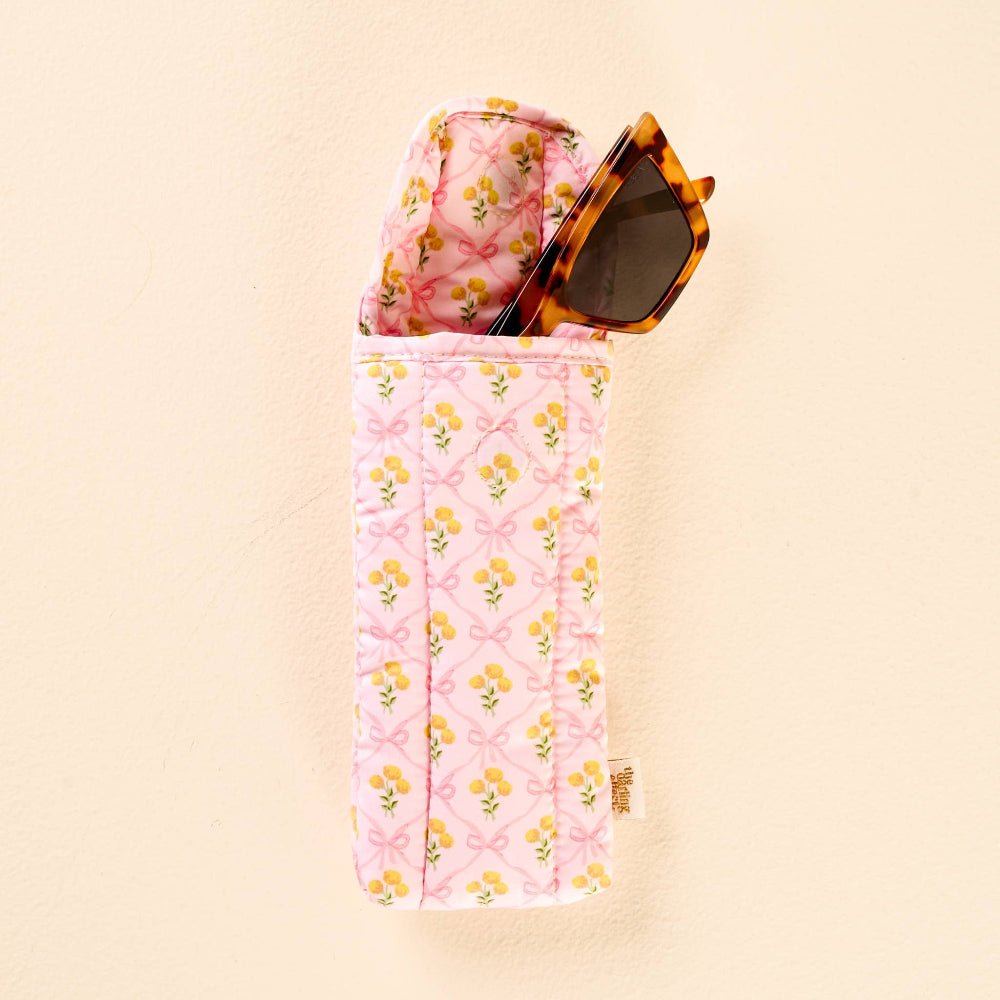 Quilted Sunglasses Case - Marigold Lane Pink, Shop Sweet Lulu