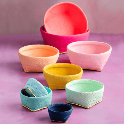 Rainbow Basket - 9 Color Options, Shop Sweet Lulu