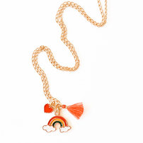 Rainbow Charm & Tassel Necklace, Shop Sweet Lulu
