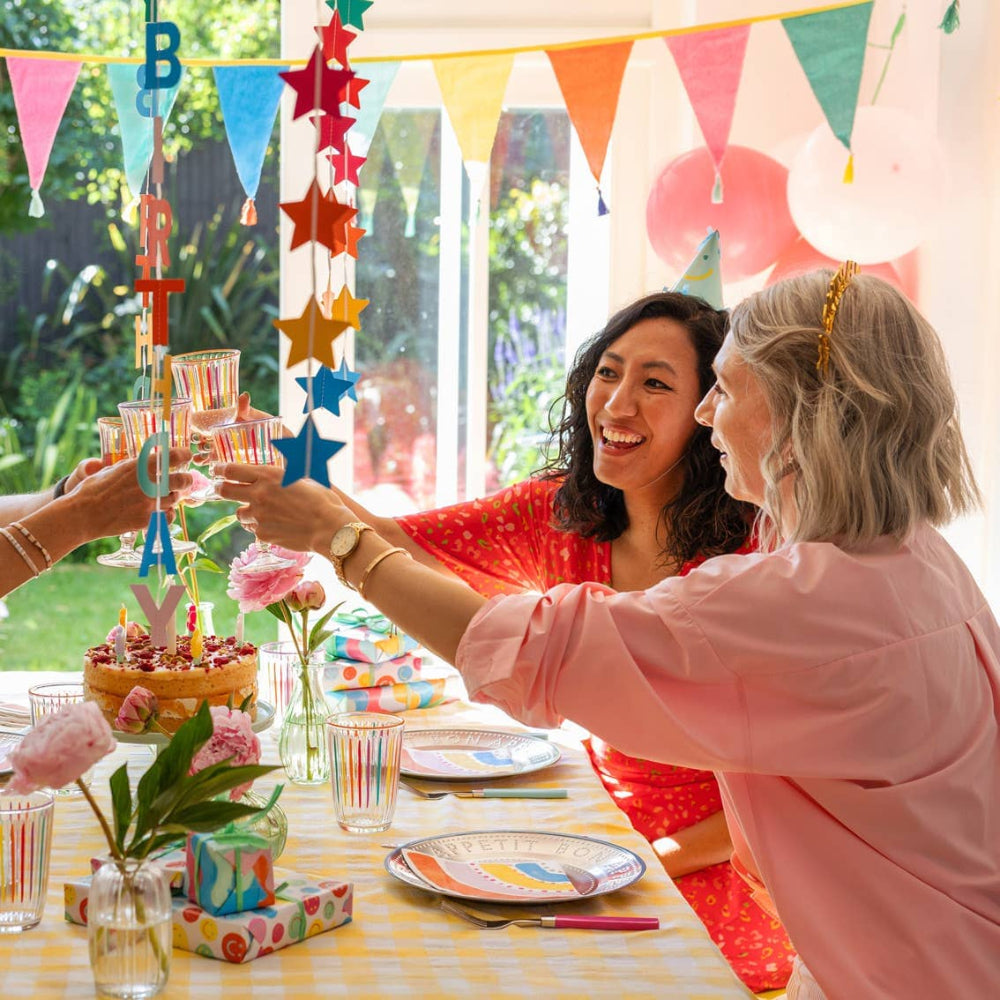 Rainbow Fabric Bunting, 10ft, Shop Sweet Lulu