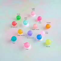 Rainbow Frosted Ball Ornament - 14 Color Options, Shop Sweet Lulu