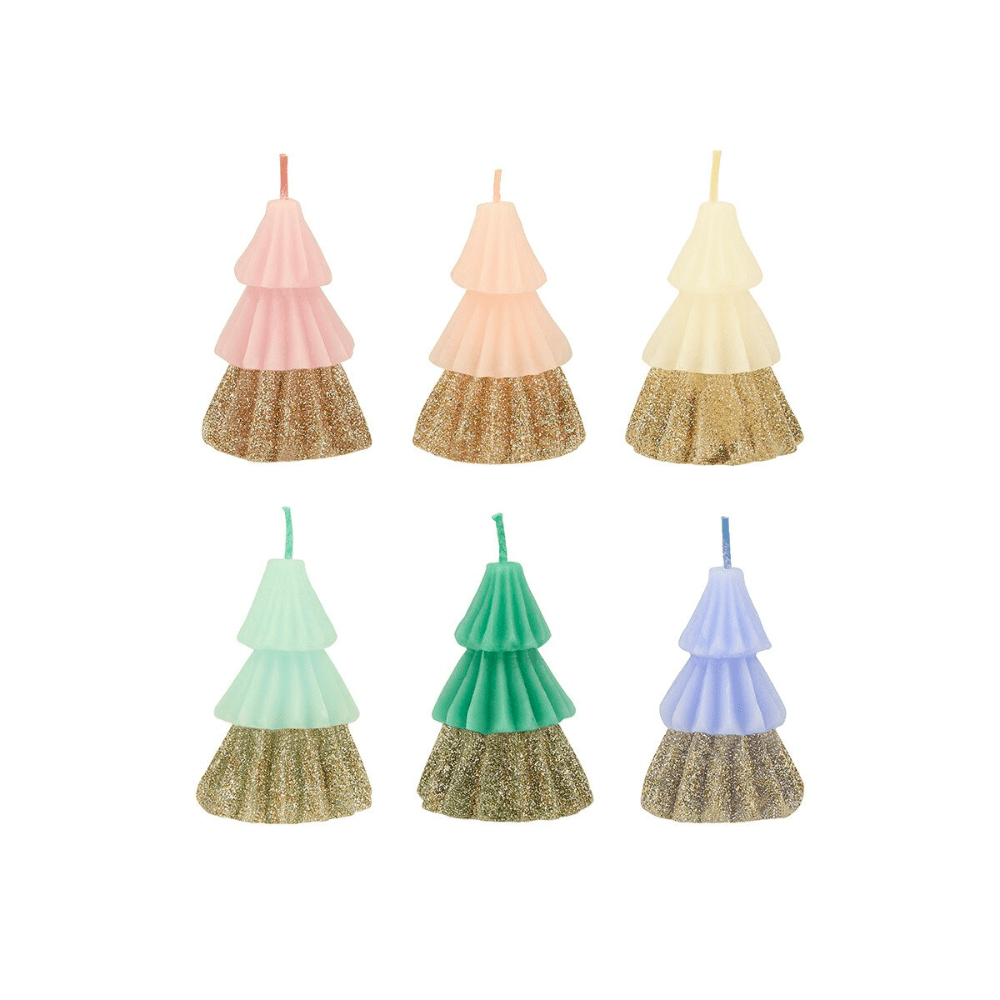 Meri Meri Rainbow Glitter Tree Candles, Shop Sweet Lulu