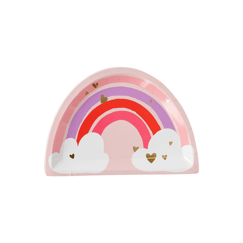 Rainbow Heart Plates, Shop Sweet Lulu