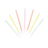Rainbow Pastel Birthday Candles, 16pk, Shop Sweet Lulu