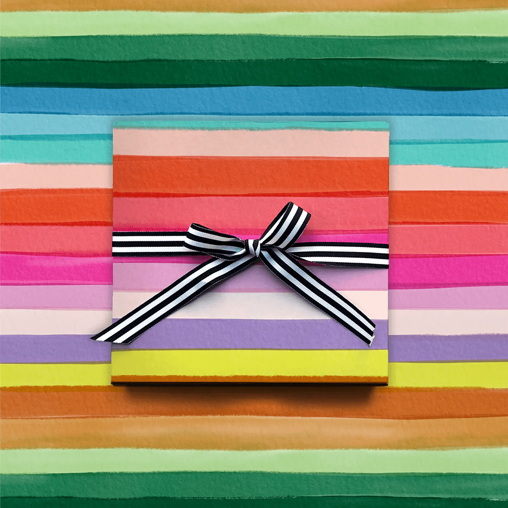 Rainbow Stripe Gift Wrap, Shop Sweet Lulu