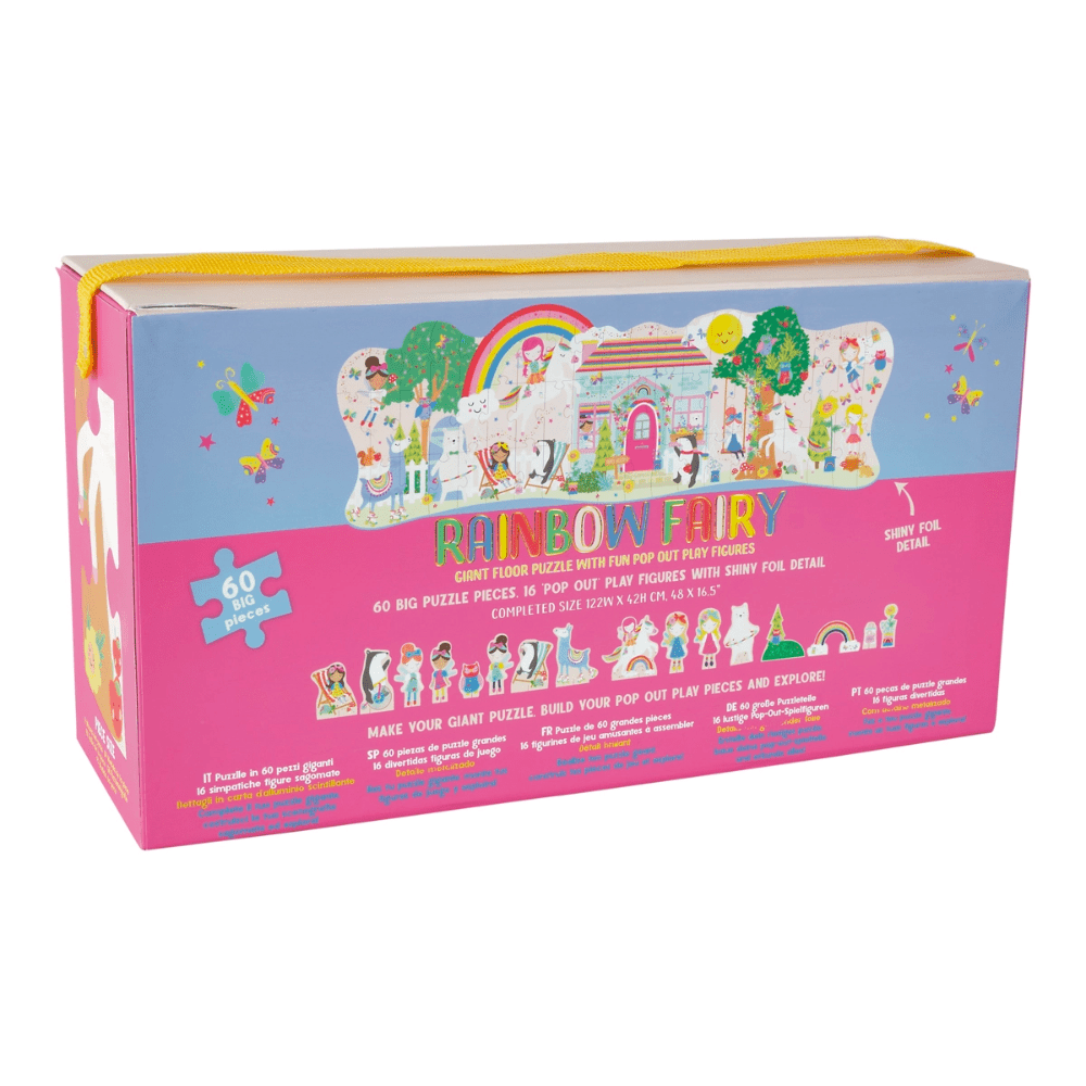 60pc Giant Floor Puzzle with Pop Out Pieces - Rainbow Fairy - Shop Sweet Lulu