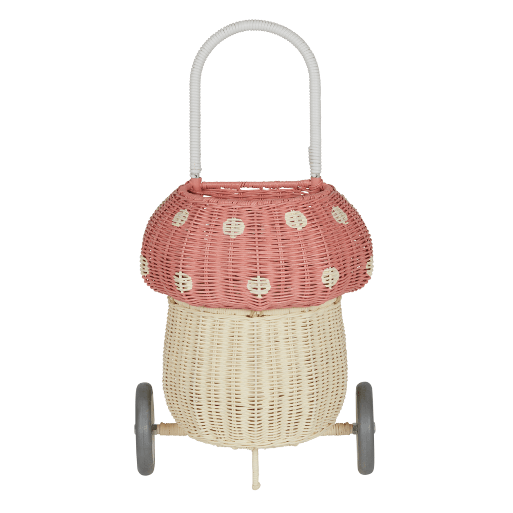 Olli Ella Rattan Mushroom Luggy - Musk