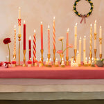 Red Stripy Bow Table Candles, Shop Sweet Lulu