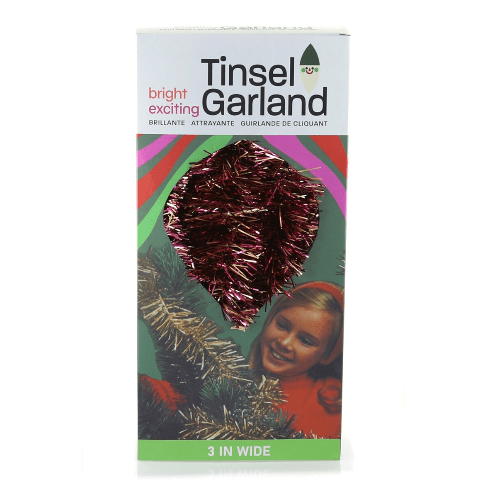 Retro Boxed Garland - Burgundy & Gold, Shop Sweet Lulu