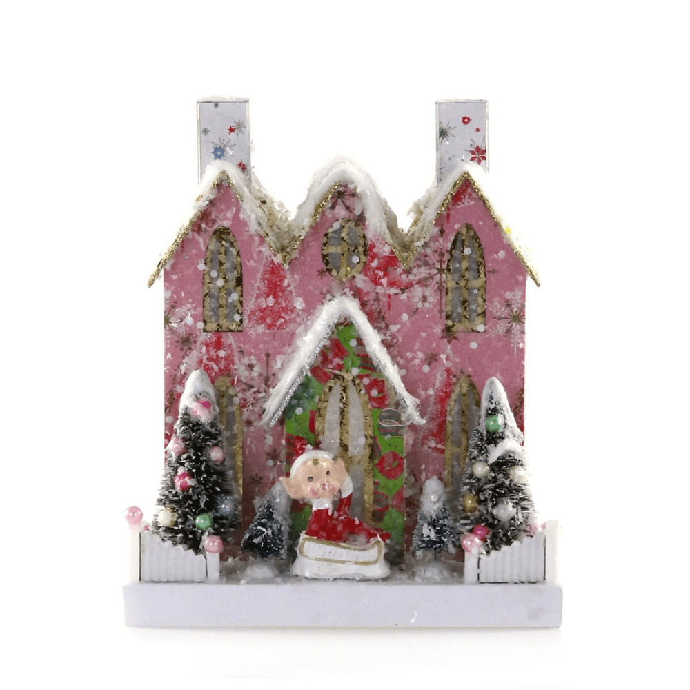 Retro Elf Abode Holiday House, Shop Sweet Lulu