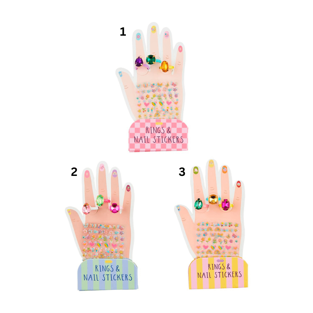 Ring & Nail Sticker Set - 3 Style Options, Shop Sweet Lulu