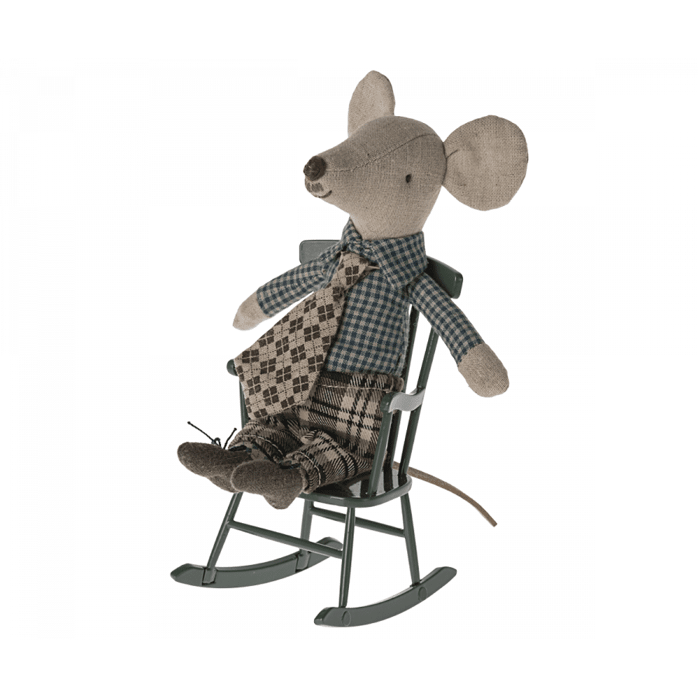 Rocking Chair for Maileg Mice - Dark Green, Shop Sweet Lulu
