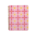 Rough Draft Mini Notebook, Pink Plaid, Shop Sweet Lulu