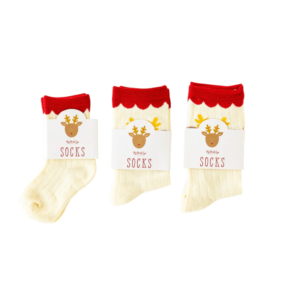 Rudolph Socks - 3 Size Options, Shop Sweet Lulu