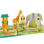 60pc Safari Park Jigsaw Puzzle with Figures - Shop Sweet Lulu
