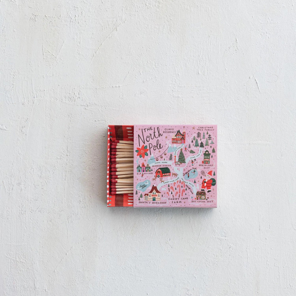 Safety Matches in North Pole Scene Matchbox, Shop Sweet Lulu