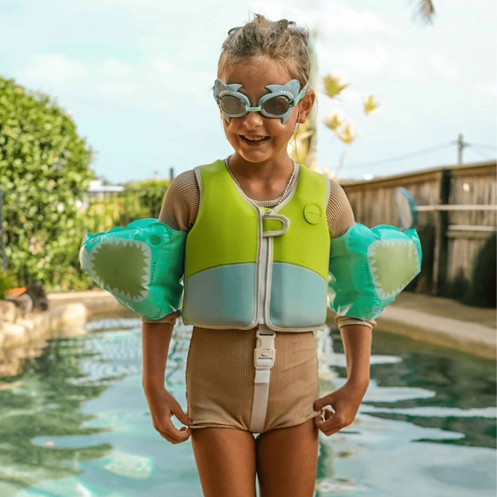 SunnyLife Kids Swim Goggles -  Salty the Shark, Shop Sweet Lulu