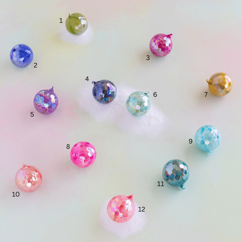 Saturated Ball Ornaments - 12 Color Options, Shop Sweet Lulu
